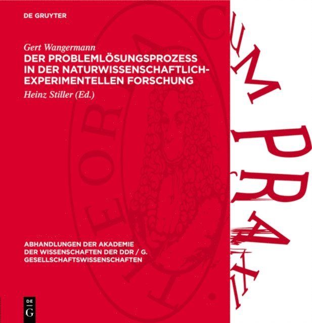 Gert Wangermann, Heinz Stiller - Der Problemlösungsprozeß in der naturwissenschaftlich-experimentellen Forschung, E-bok