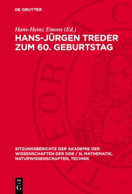 Hans-Heinz Emons - Hans-Jürgen Treder zum 60. Geburtstag, E-bok