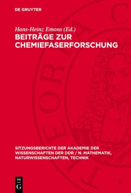 Hans-Heinz Emons - Beiträge zur Chemiefaserforschung, E-bok