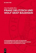 Franz Delitzsch Und Wolf Graf Baudissin: Dokumente �ber Die Anf�nge Ihrer Freundschaft Aus Dem Erlanger Wintersemester 1866/67