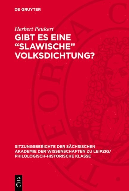 Herbert Peukert - Gibt es eine „Slawische” Volksdichtung?, E-bok