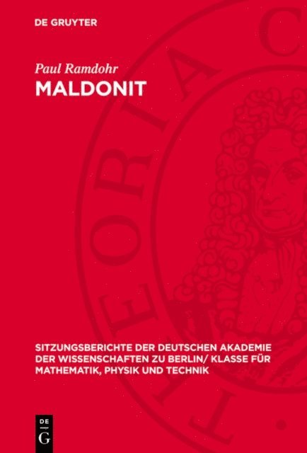Paul Ramdohr - Maldonit, E-bok