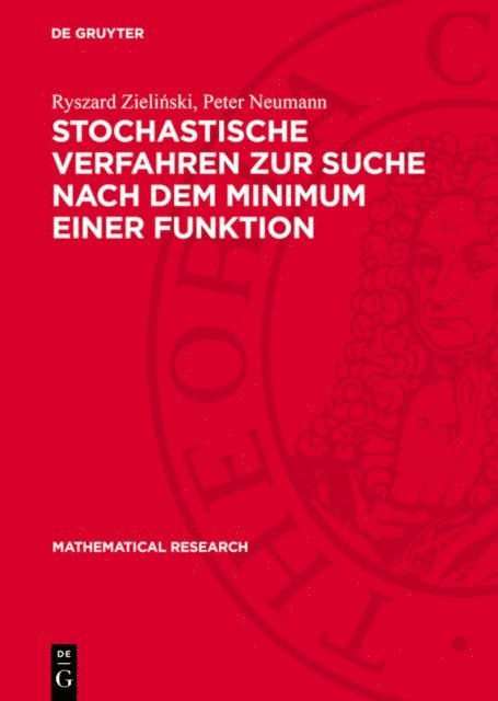 Peter Neumann, Ryszard Zielinski - Stochastische Verfahren zur Suche nach dem Minimum einer Funktion, E-bok