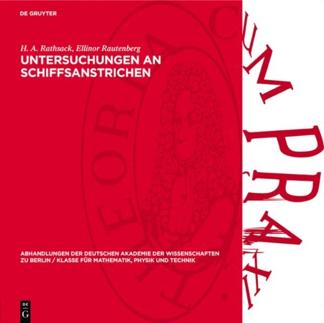 Ellinor Rautenberg, H. A. Rathsack - Untersuchungen an Schiffsanstrichen, E-bok