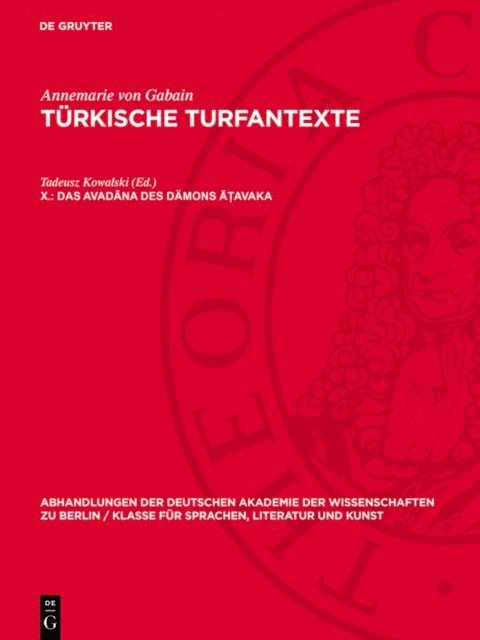Tadeusz Kowalski - Das Avadāna des Dämons Āṭavaka, E-bok