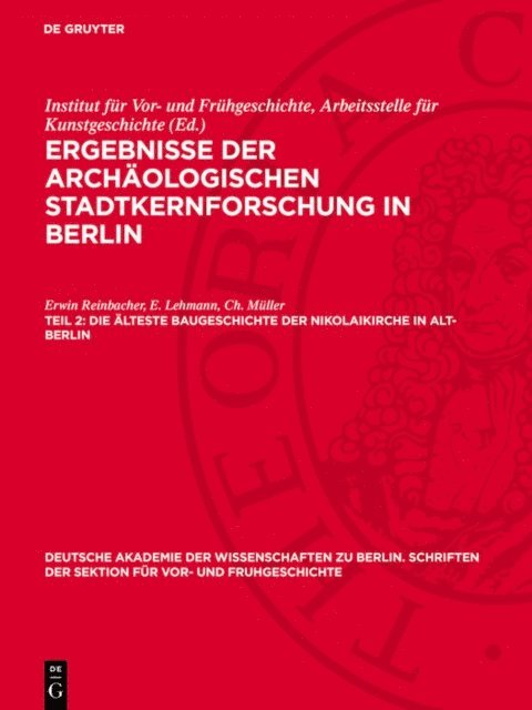Erwin Reinbacher - Die älteste Baugeschichte der Nikolaikirche in Alt-Berlin, E-bok