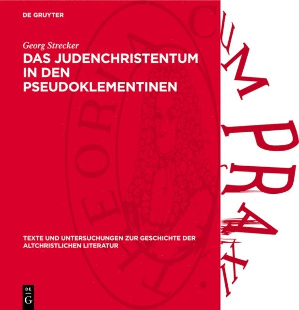 Georg Strecker - Das Judenchristentum in den Pseudoklementinen, E-bok