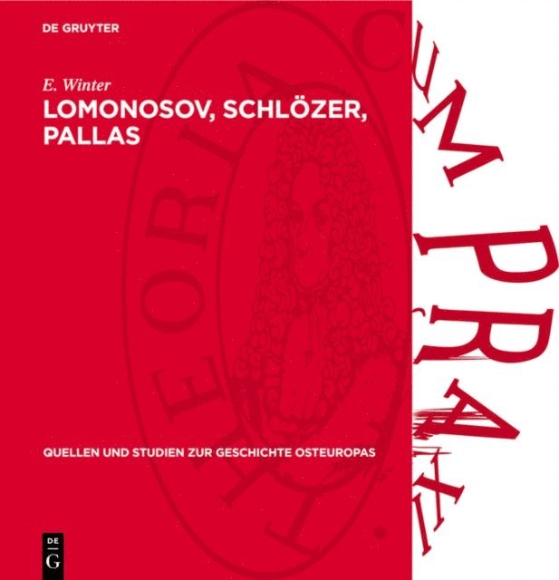 E. Winter - Lomonosov, Schlözer, Pallas, E-bok