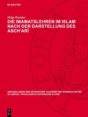 Imamatslehren im Islam nach der Darstellung des Asch'arī
