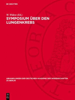W Widow - Symposium Über Den Lungenkrebs, Inbunden