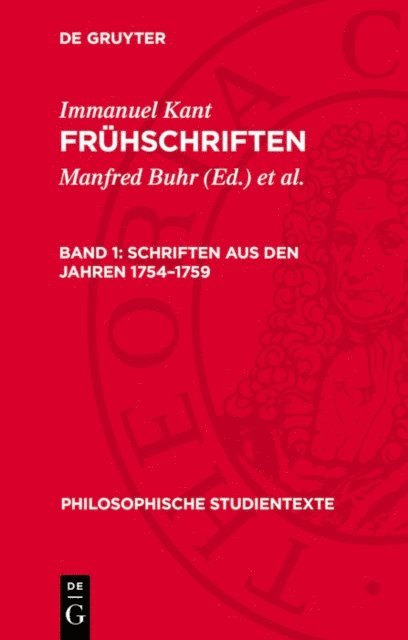 Immanuel Kant, Georg Klaus, Manfred Buhr - Schriften aus den Jahren 1754–1759, E-bok