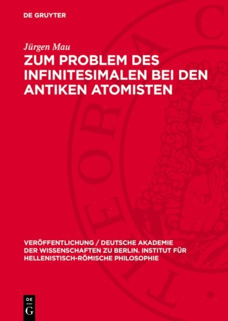 Jurgen Mau - Zum Problem des Infinitesimalen bei den antiken Atomisten, E-bok