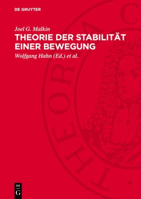 Joel G. Malkin, Rolf Reissig, Wolfgang Hahn - Theorie der Stabilität einer Bewegung, E-bok