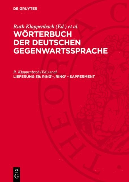 G. Kempcke, H. Malige-Klappenbach, R. Klappenbach - Ring<sup>1</sup>-, ring<sup>1</sup> – sapperment, E-bok
