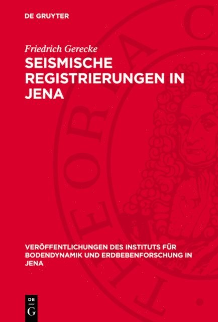 Friedrich Gerecke - Seismische Registrierungen in Jena, E-bok