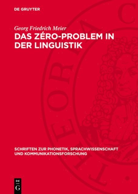 Georg Friedrich Meier - Das Zéro-Problem in der Linguistik, E-bok