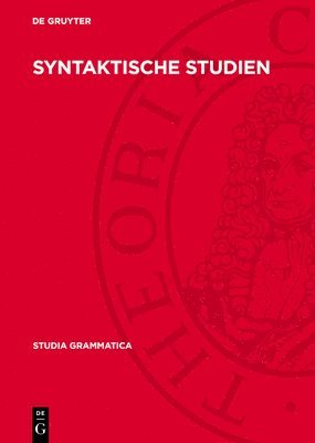 Akademie der Wissenschaften der DDR Arbeitsstelle Strukturelle Grammatik - Syntaktische Studien, Inbunden