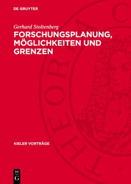 Gerhard Stoltenberg - Forschungsplanung, Möglichkeiten und Grenzen, E-bok