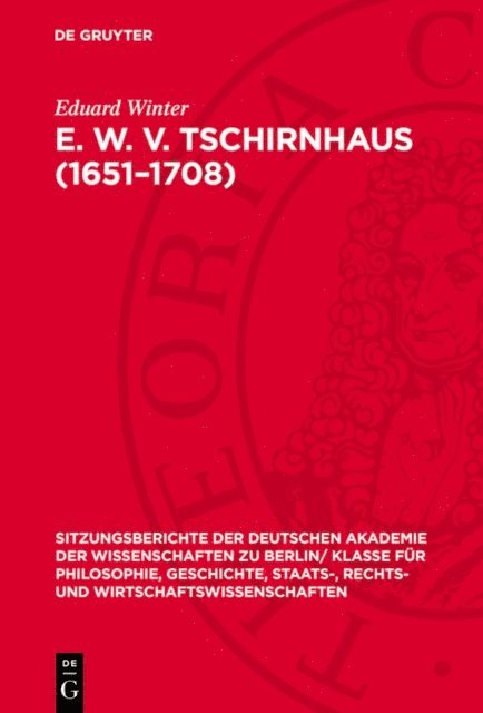 Eduard Winter - E. W. v. Tschirnhaus (1651–1708), E-bok