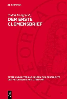 Rudolf Knopf - Der Erste Clemensbrief, Inbunden. Tillgänglighet: Lägg i varukorg
