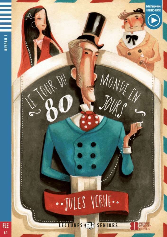 Jules Verne - Le tour du monde en 80 jours, Häftad