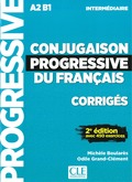Conjugaison progressive du fran�ais. Niveau interm�diaire - 2�me �dition. Corrig�s