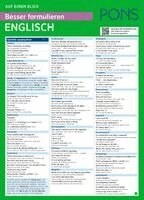 PONS Besser formulieren auf einen Blick Englisch, Häftad. Tillgänglighet: Lägg i varukorg
