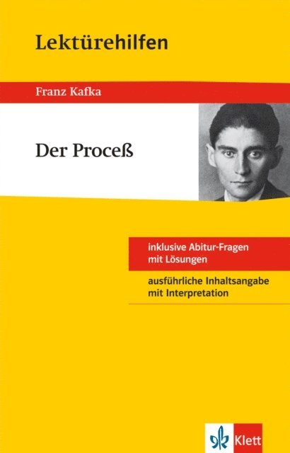 Thomas Graff - Klett Lektürehilfen - Franz Kafka, Der Proceß, E-bok