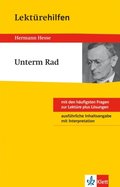 Klett LektÃ¼rehilfen - Hermann Hesse, Unterm Rad