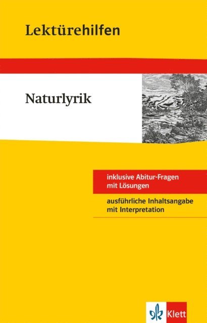 Gunter Krause - Klett Lektürehilfen - Naturlyrik, E-bok