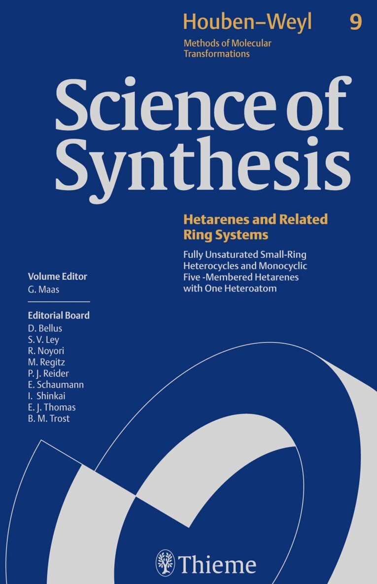 Science of Synthesis: Houben-Weyl Methods of Molecular Transformations Vol. 10, Inbunden. Tillgänglighet: Tillfälligt slut