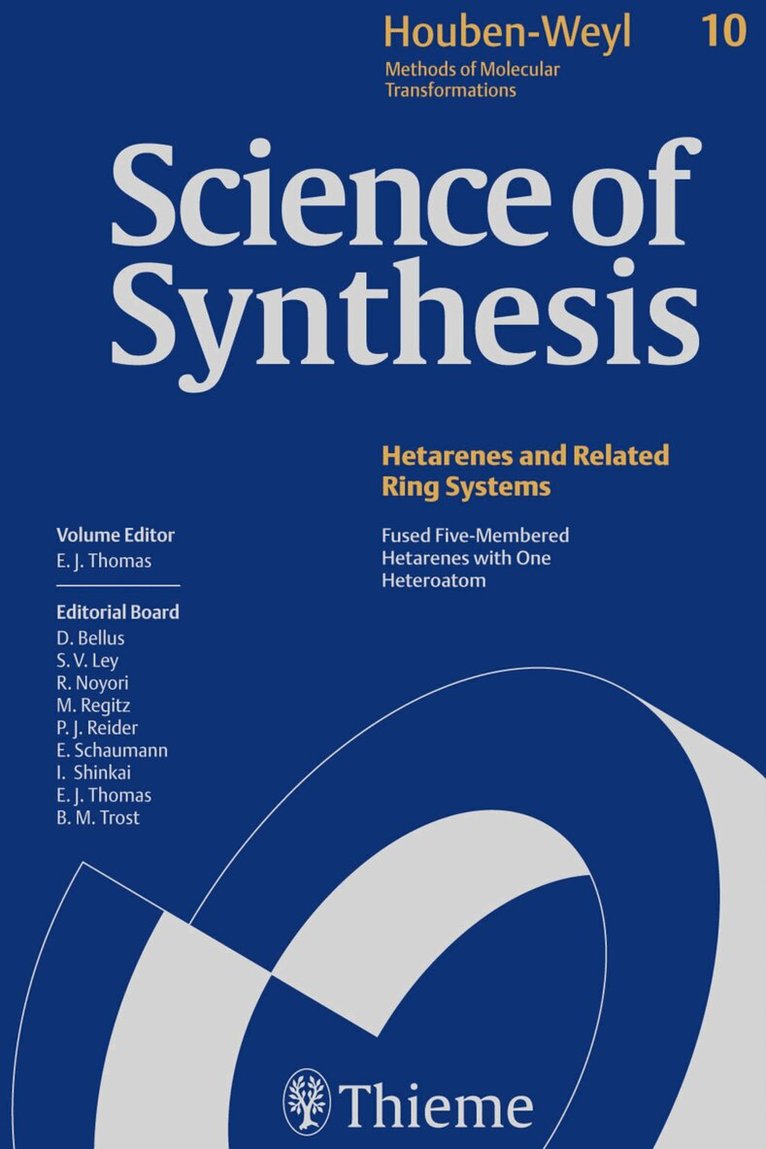 Science of Synthesis: Houben-Weyl Methods of Molecular Transformations Vol. 10, Inbunden
