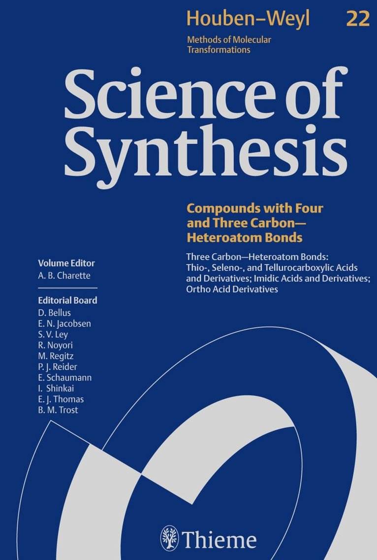 Andre B. Charette - Science of Synthesis: Houben-Weyl Methods of Molecular Transformations Vol. 22, Inbunden. Tillgänglighet: Tillfälligt slut