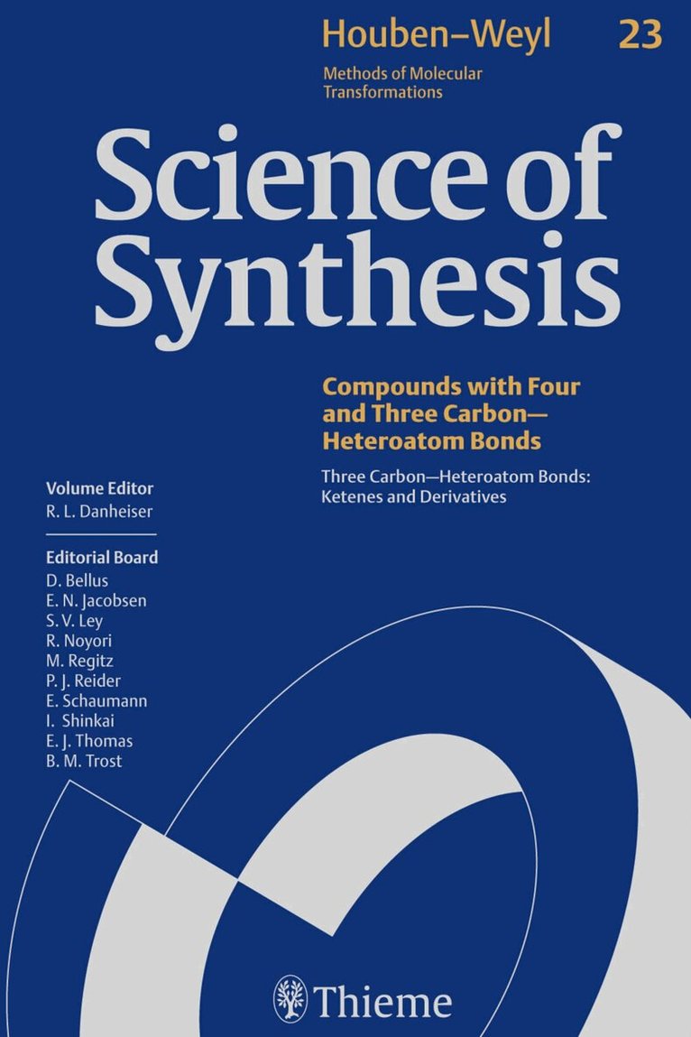 Rick L. Danheiser - Science of Synthesis: Houben-Weyl Methods of Molecular Transformations Vol. 23, Inbunden. Tillgänglighet: Tillfälligt slut