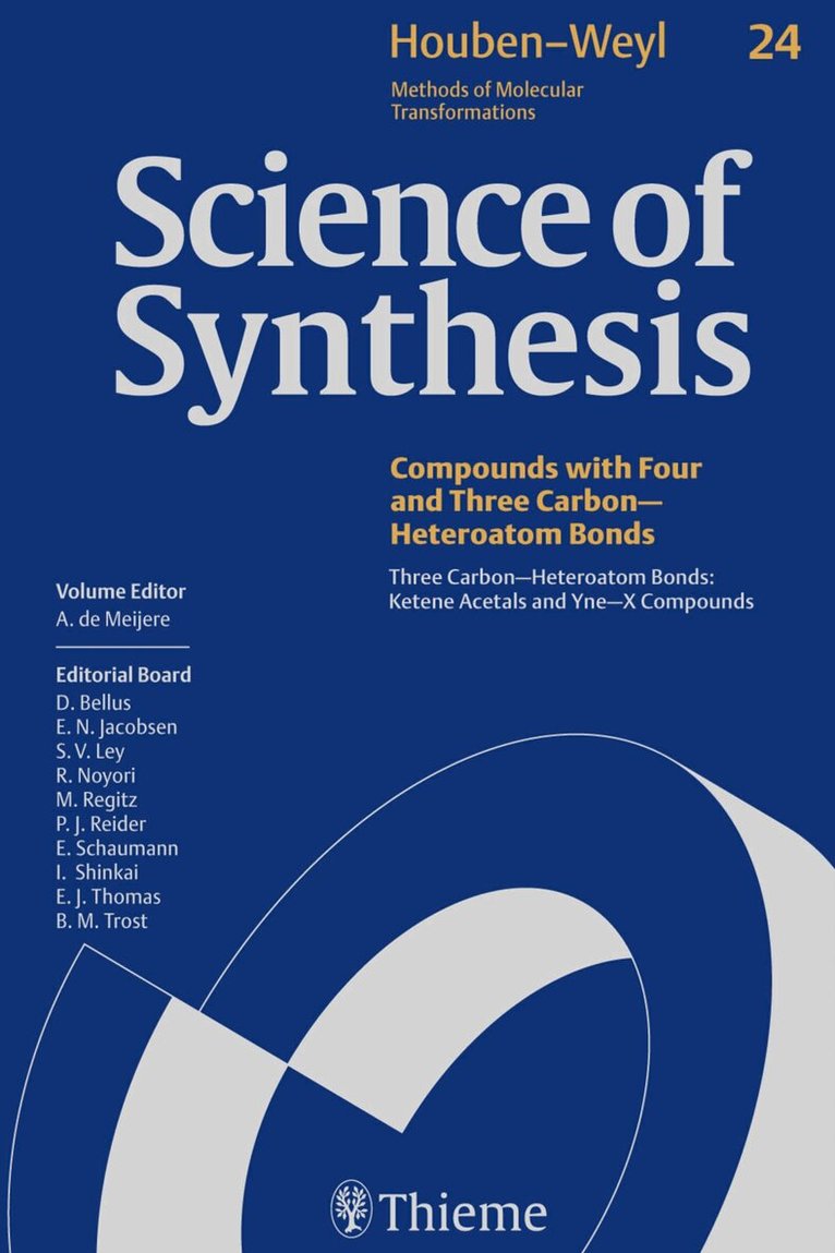 Armin de Meijere - Science of Synthesis: Houben-Weyl Methods of Molecular Transformations Vol. 24, Inbunden. Tillgänglighet: Tillfälligt slut