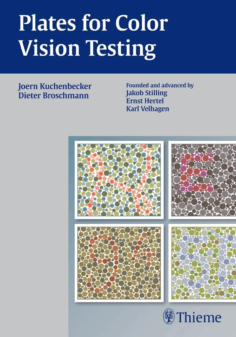 Joern Kuchenbecker, Dieter Broschmann - Plates for Color Vision Testing, Inbunden. Tillgänglighet: Lägg i varukorg