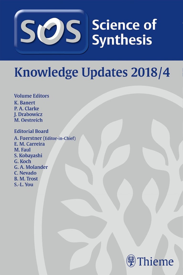 Klaus Banert, Paul Clarke, Jozef Drabowicz, Martin Oestreich - Science of Synthesis: Knowledge Updates 2018 Vol. 4, Inbunden. Tillgänglighet: Tillfälligt slut