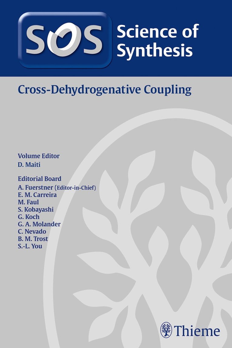 Debabrata Maiti - Science of Synthesis: Cross-Dehydrogenative Coupling, Inbunden. Tillgänglighet: Tillfälligt slut