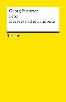 Georg Büchner - Lenz · Der Hessische Landbote. Textausgabe mit editorischer Notiz und Nachwort, Häftad