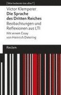 Die Sprache des Dritten Reiches. Beobachtungen und Reflexionen aus LTI
