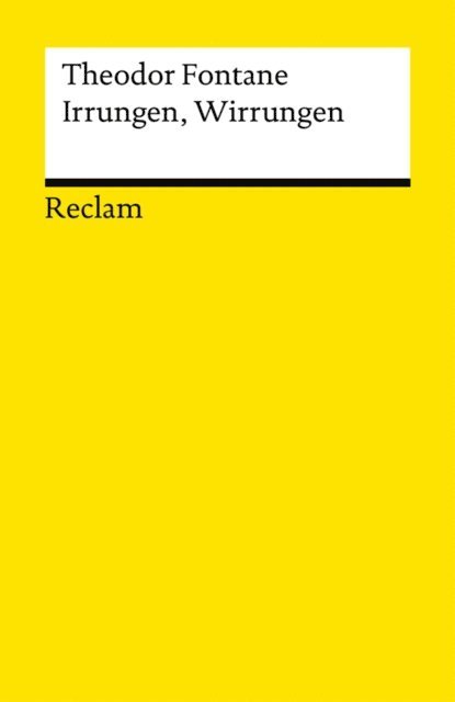 Theodor Fontane, Philipp Bottcher - Irrungen, Wirrungen, E-bok