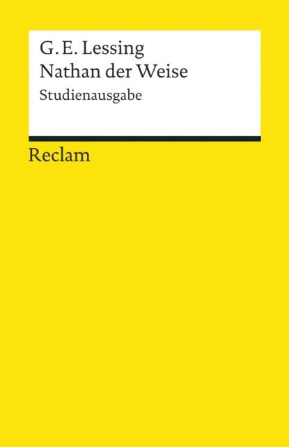 Gotthold Ephraim Lessing, Kai Bremer, Valerie Hantzsche - Nathan der Weise. Studienausgabe, E-bok