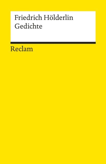 Friedrich Holderlin, Gerhard Kurz - Gedichte. Eine Auswahl, E-bok