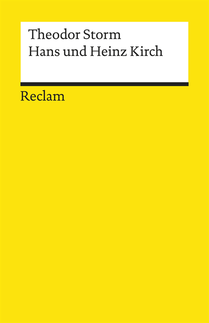 Theodor Storm - Hans und Heinz Kirch, E-bok