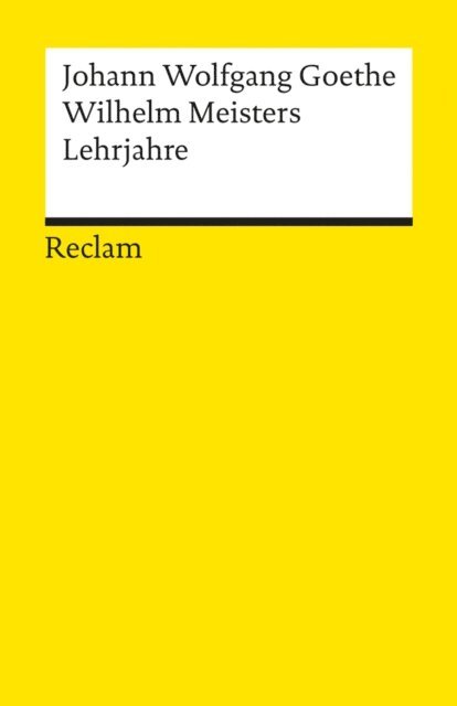 Ehrhard Bahr, Johann Wolfgang Goethe - Wilhelm Meisters Lehrjahre, E-bok