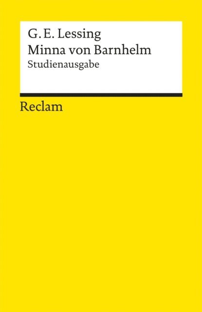 Gotthold Ephraim Lessing, Bodo Plachta - Minna von Barnhelm, oder das Soldatenglück. Studienausgabe, E-bok