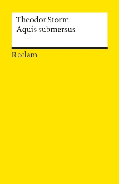 Theodor Storm - Aquis submersus, E-bok