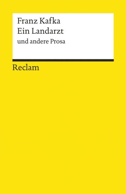 Franz Kafka, Michael Muller - Ein Landarzt und andere Prosa, E-bok