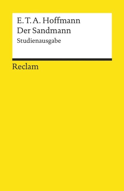 E.T.A. Hoffmann, Ulrich Hohoff - Der Sandmann. Studienausgabe, E-bok