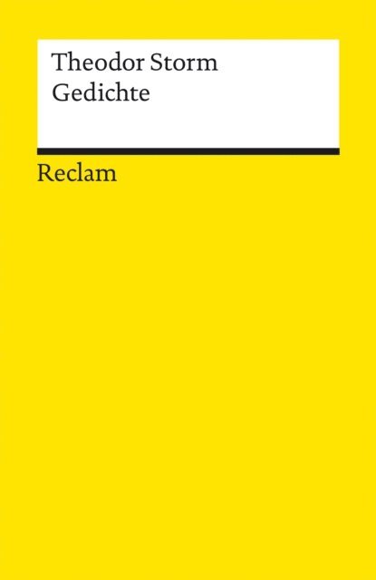 Theodor Storm, Gunter Grimm - Gedichte, E-bok